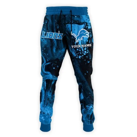 Detroit Lions Personalized Hoodie and Joggers AZCHD985