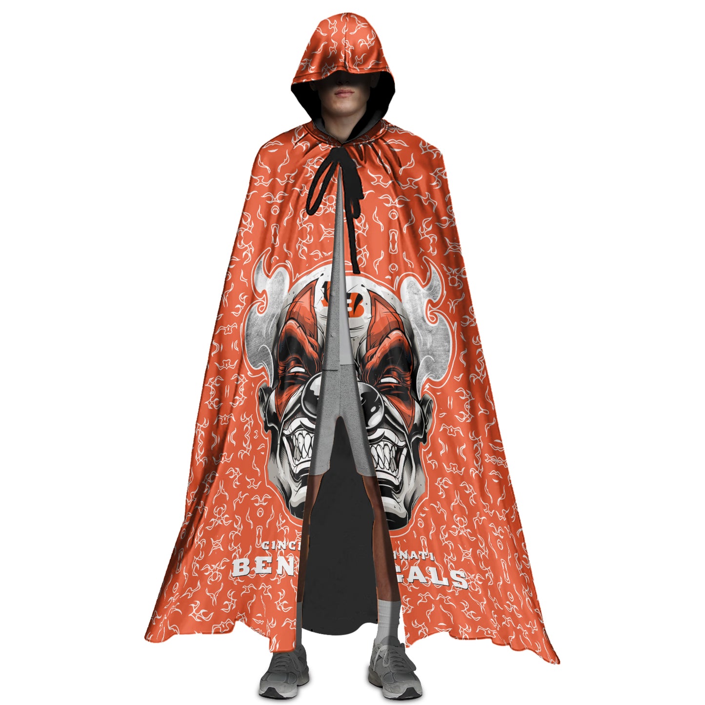 Cincinnati Bengals Halloween Clown Limited Edition All-Over Print Halloween Cloak