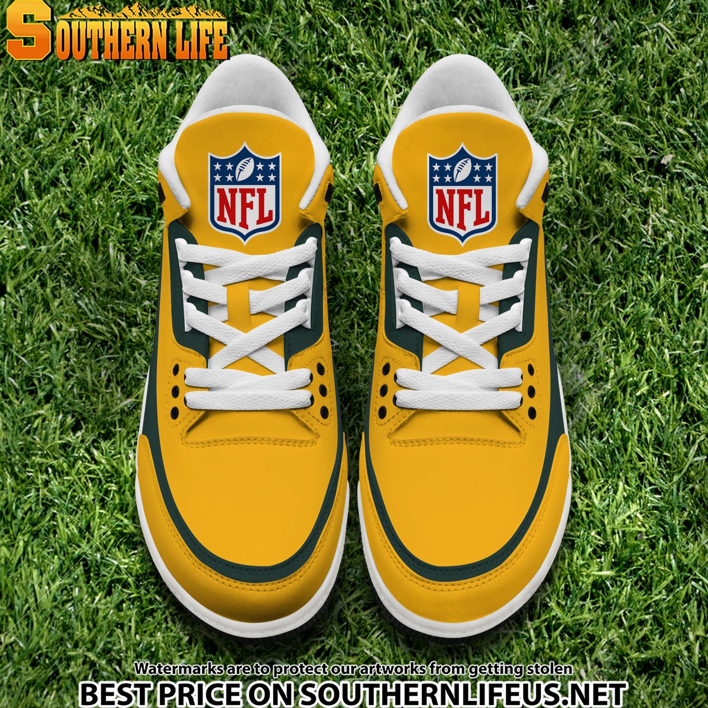 Green Bay Packers JD3 New Sport Football Sneakers AZBTAJ3000276