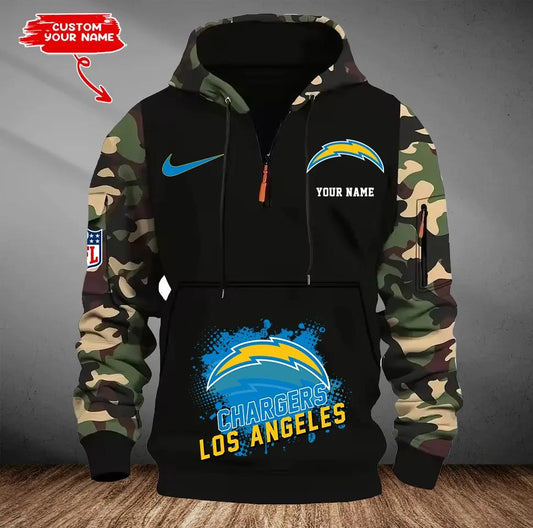 Los Angeles Chargers Camouflage Hooded Sweatshirt HA49