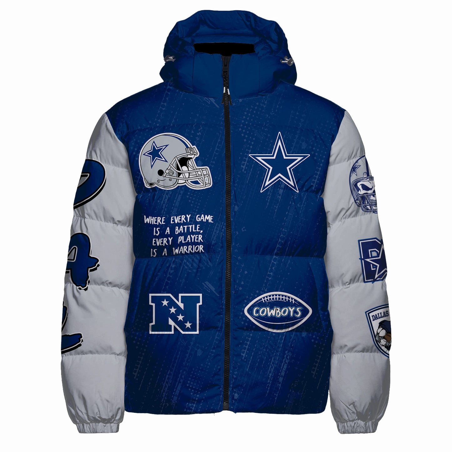 Dallas Cowboys CozyCloud Down Jacket AZBTDWJ000133