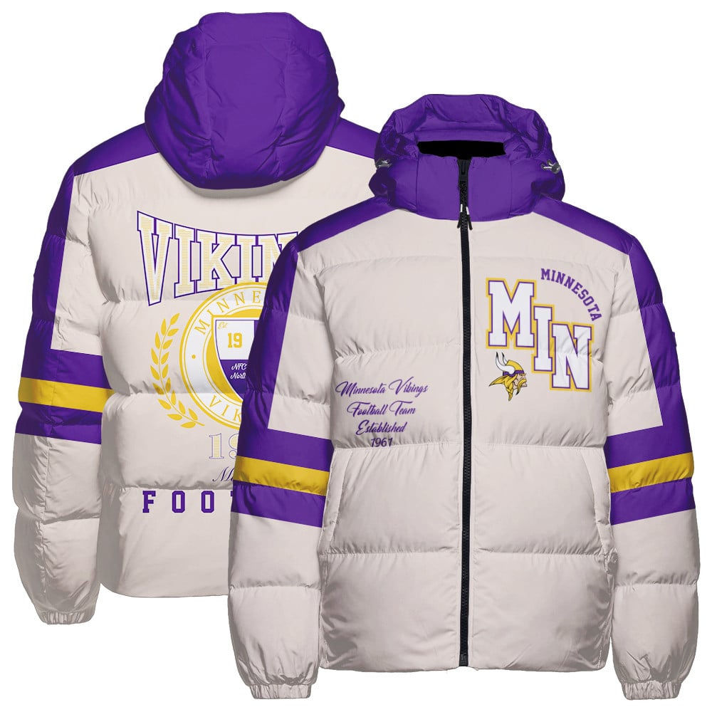Minnesota Vikings CozyCloud Down Jacket AZBTDWJ000151