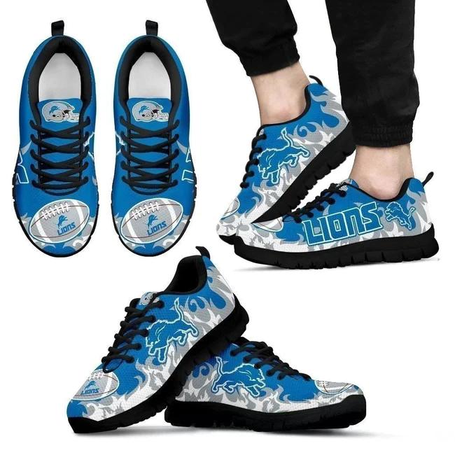 Detroit Lions Custom Sneakers For Fan HA09