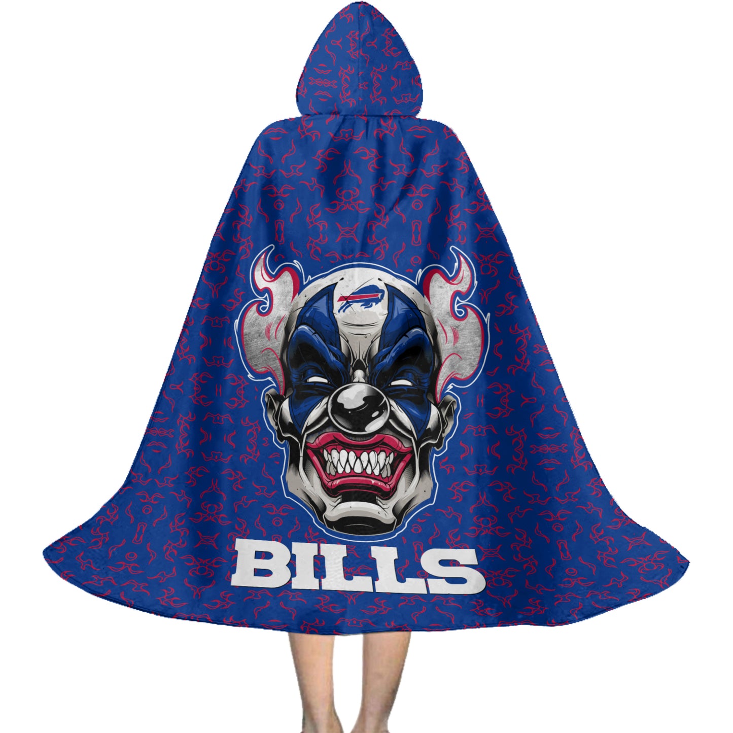Buffalo Bills Halloween Clown Limited Edition All-Over Print Halloween Cloak
