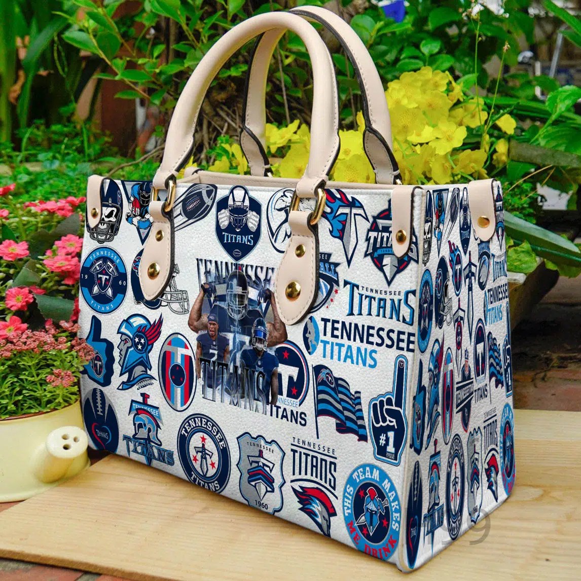 Tennessee Titans Leather Hand Bag BBLTHB670