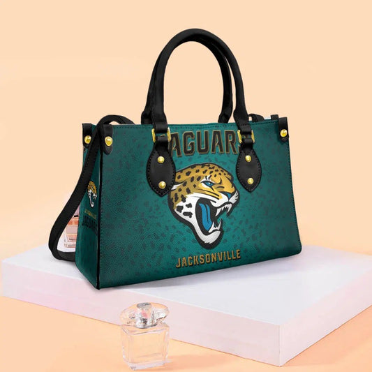 Jacksonville Jaguars Leather Hand Bag BBLTHB658