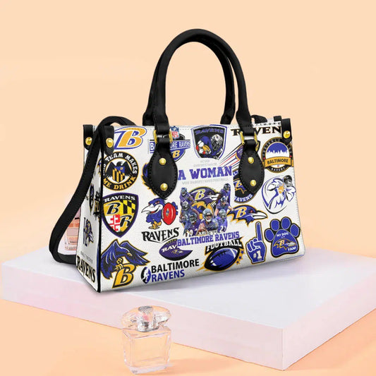 Baltimore Ravens Leather Hand Bag BBLTHB656