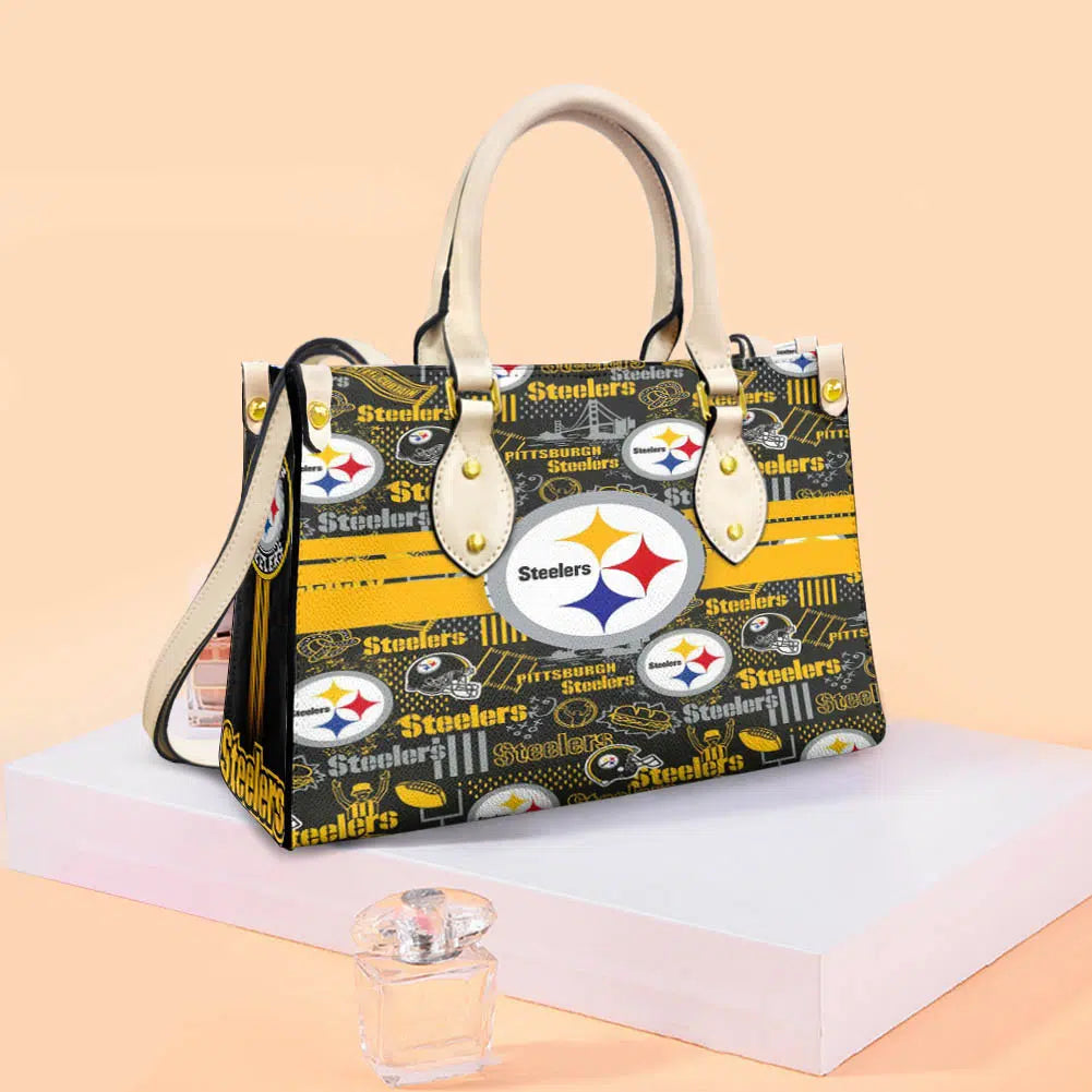 Pittsburgh Steelers Leather Hand Bag BBLTHB642
