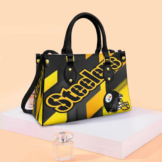 Pittsburgh Steelers Leather Hand Bag BBLTHB638