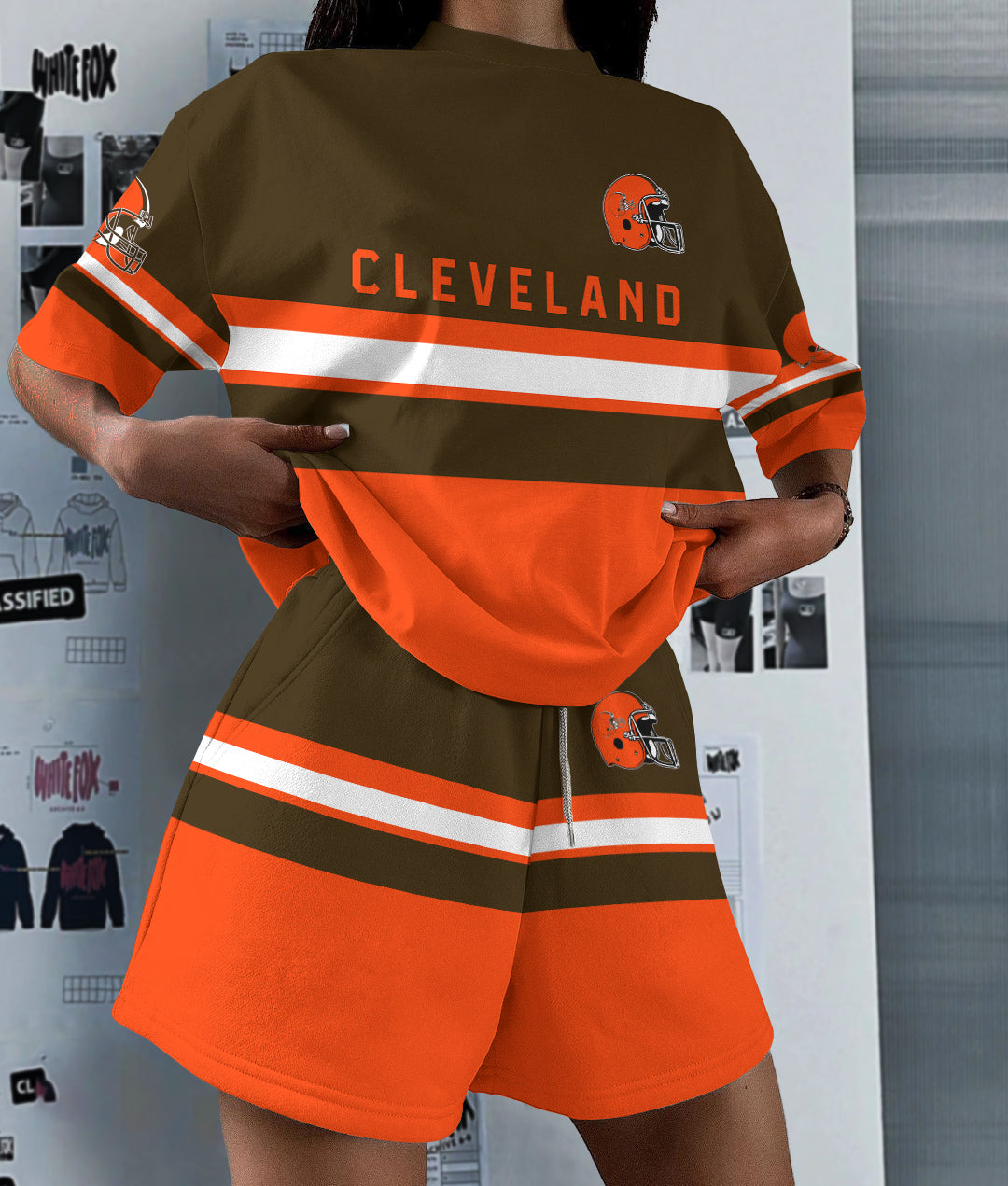 Cleveland Browns Limited Edition Top And Shorts Two-Piece Suits (3)
