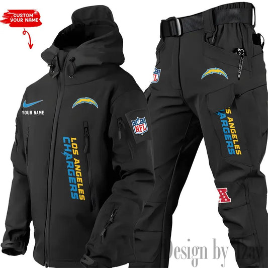 Los Angeles Chargers Outdoor Jacket and Pants 000053