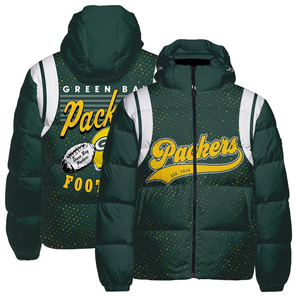Green Bay Packers CozyCloud Down Jacket AZBTDWJ000363