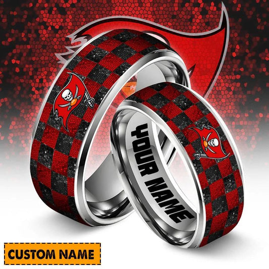 Tampa Bay Buccaneers Special Stainless Ring Custom Name AZBTSR000024
