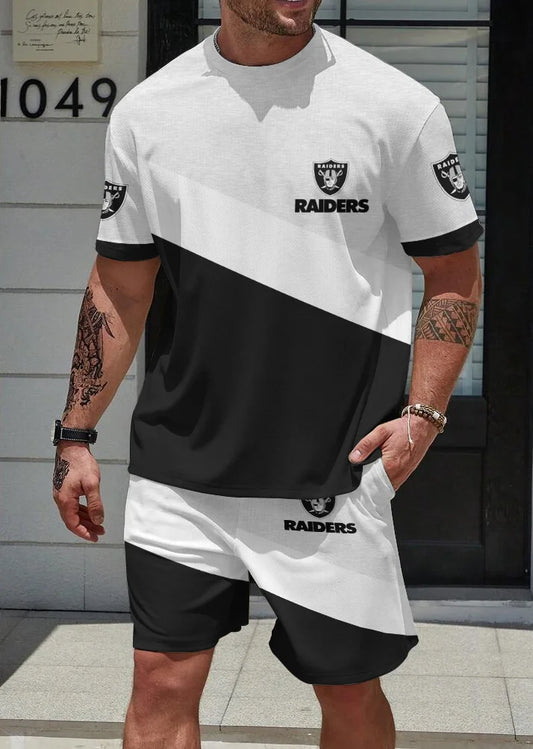 Las Vegas Raiders T-shirt and Shorts AZBTTSAS000014