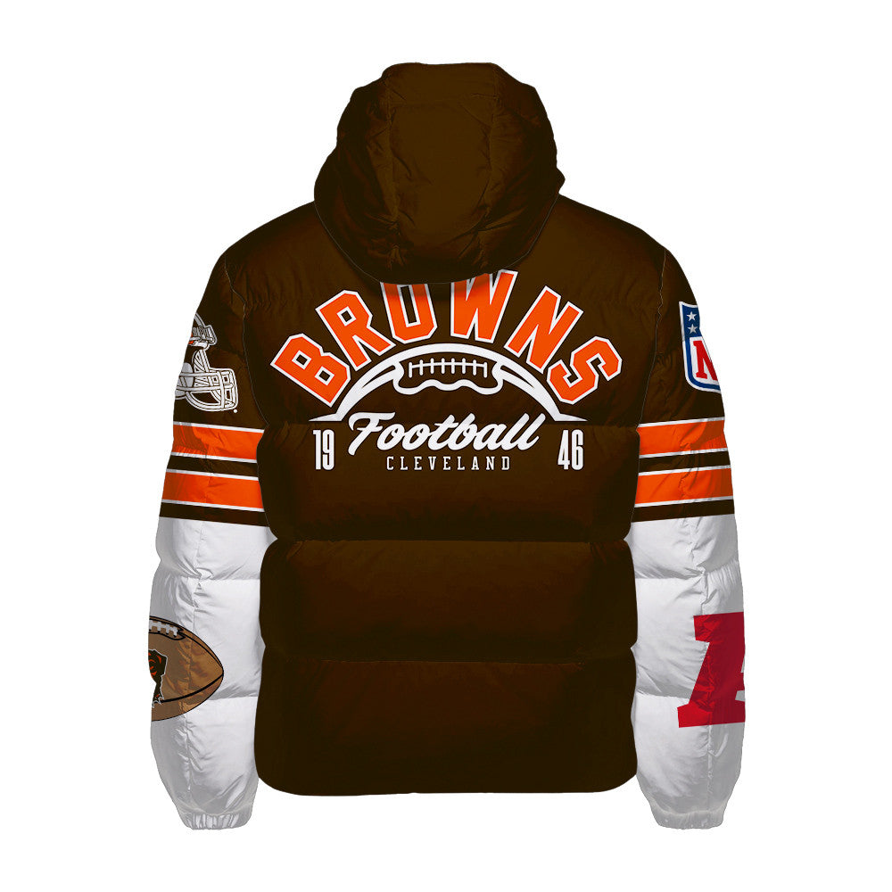 Cleveland Browns CozyCloud Down Jacket AZBTDWJ000425