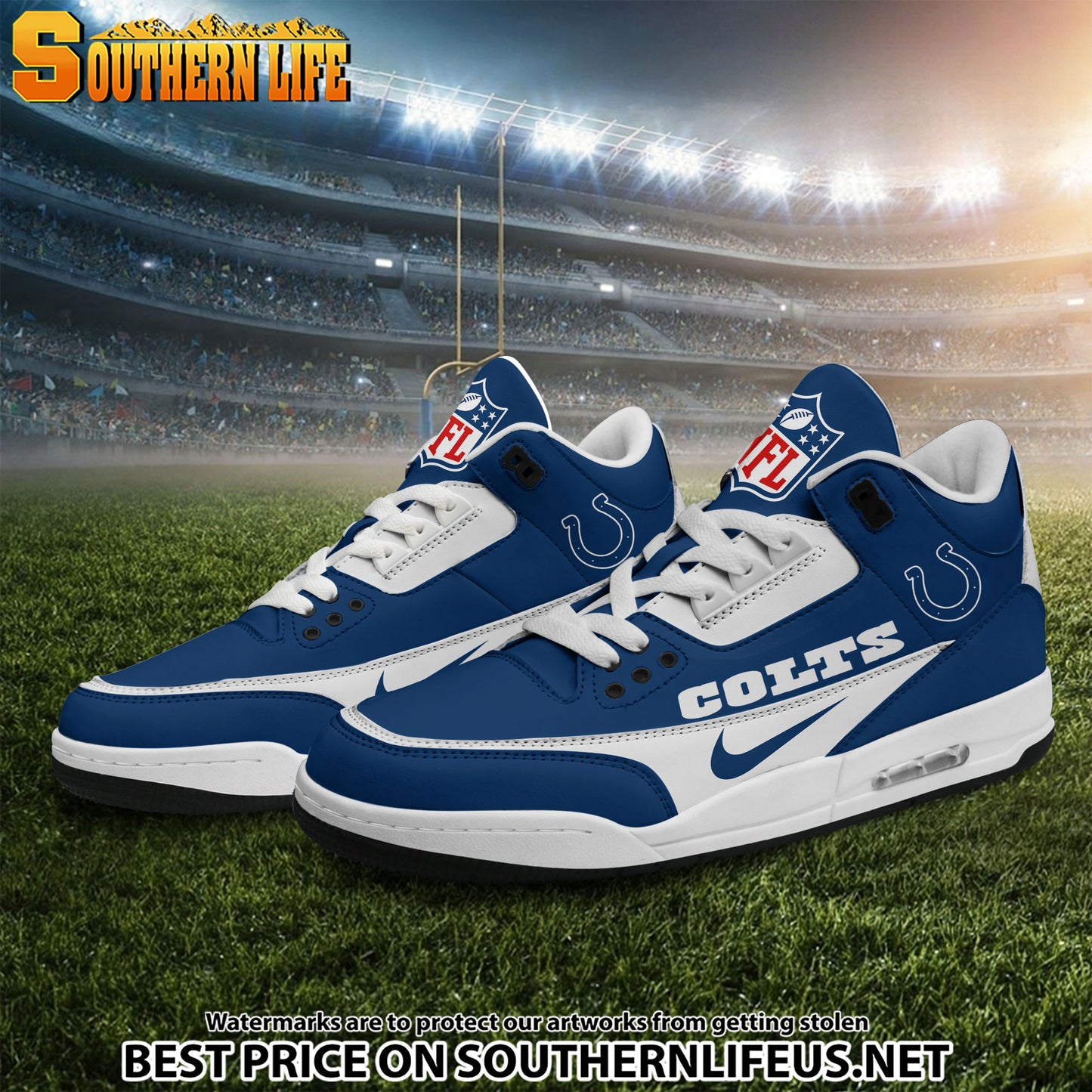 Indianapolis Colts JD3 New Sport Football Sneakers AZBTAJ3000278