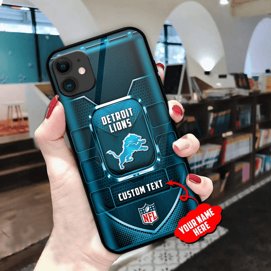 Detroit Lions Personalized Phone Case BG45
