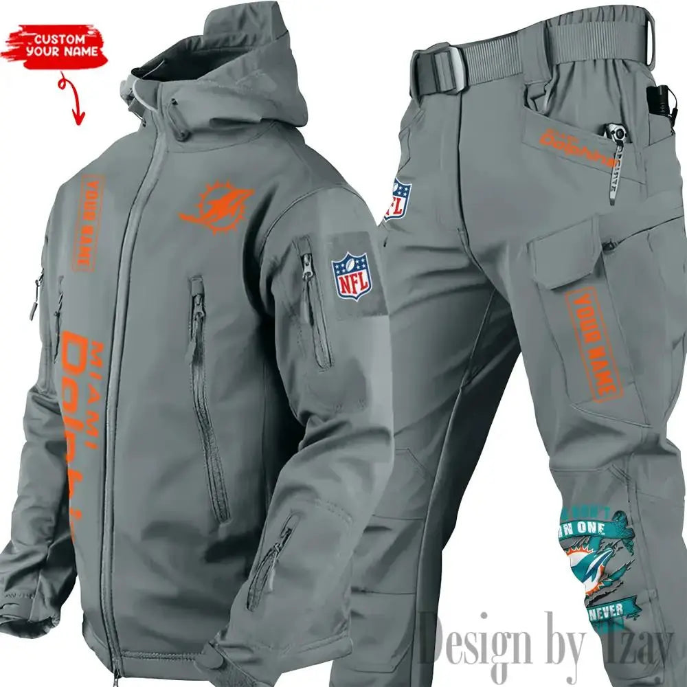 Miami Dolphins Outdoor Jacket and Pants 000114