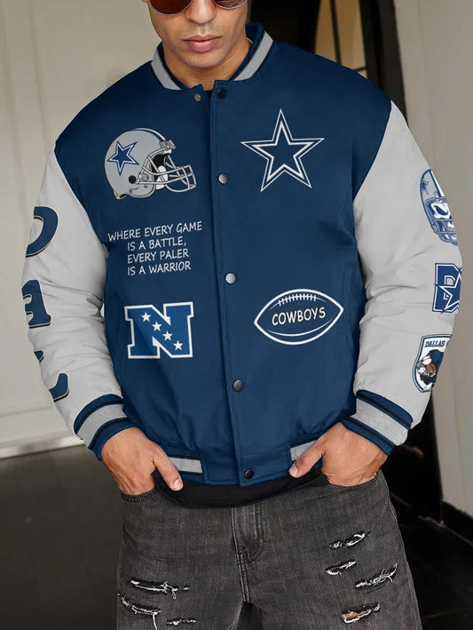Dallas Cowboys National Football League Varsity Jacket AZBTVJK000436