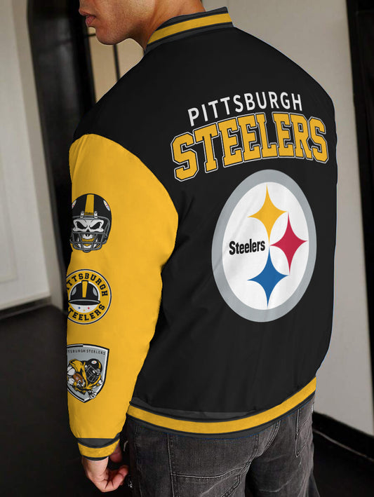 Pittsburgh Steelers National Football League Varsity Jacket AZBTVJK000484