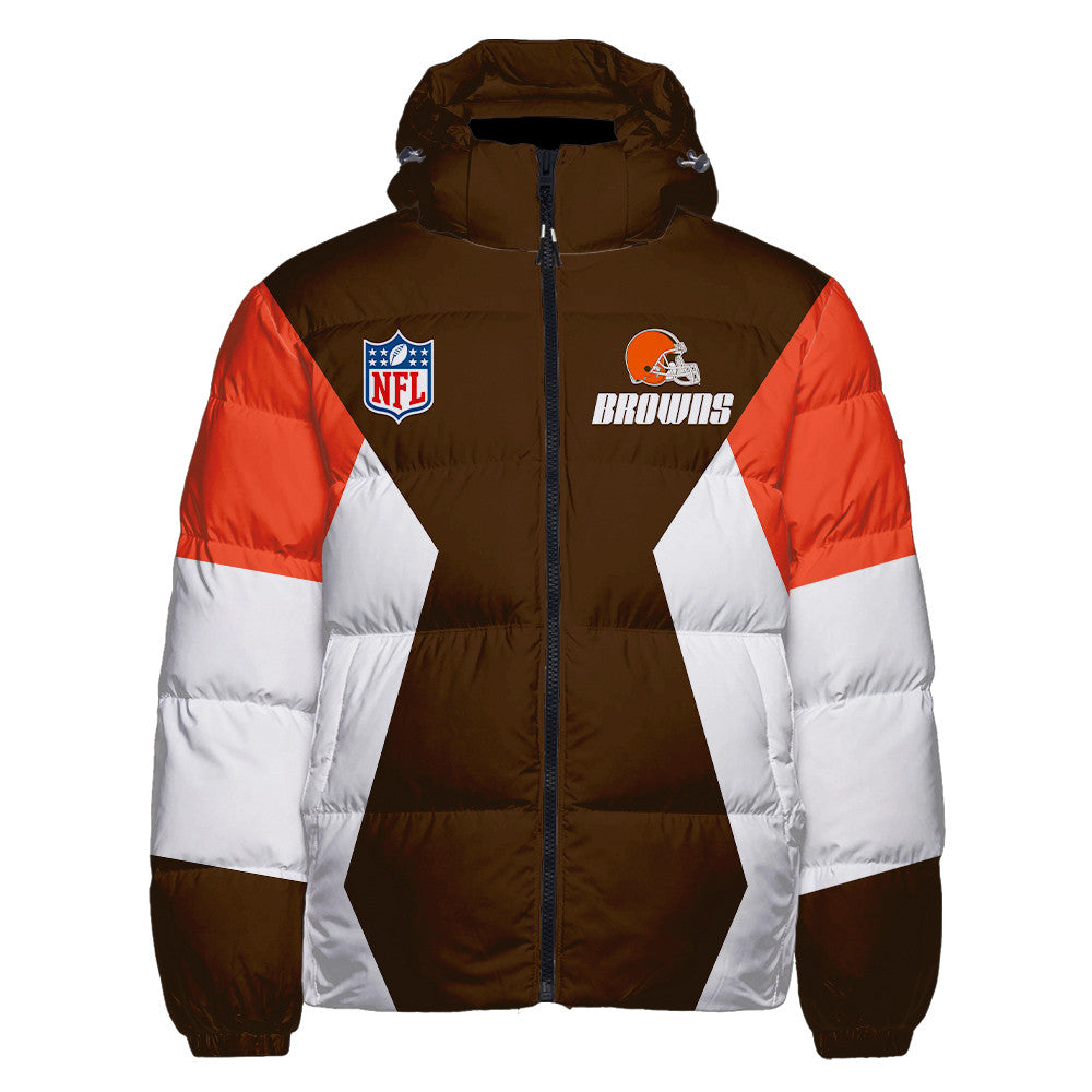 Cleveland Browns CozyCloud Down Jacket AZBTDWJ000144