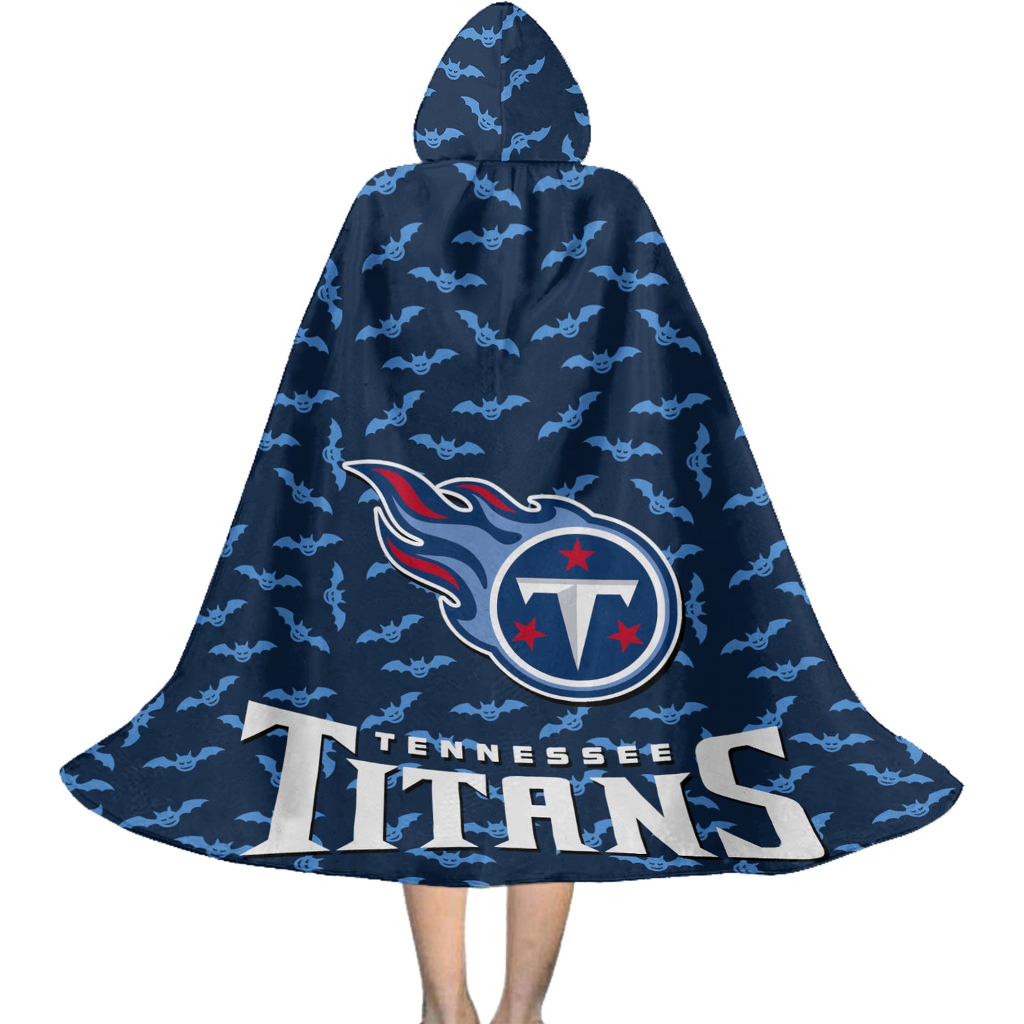 Tennessee Titans Halloween Bats Limited Edition All-Over Print Halloween Cloak