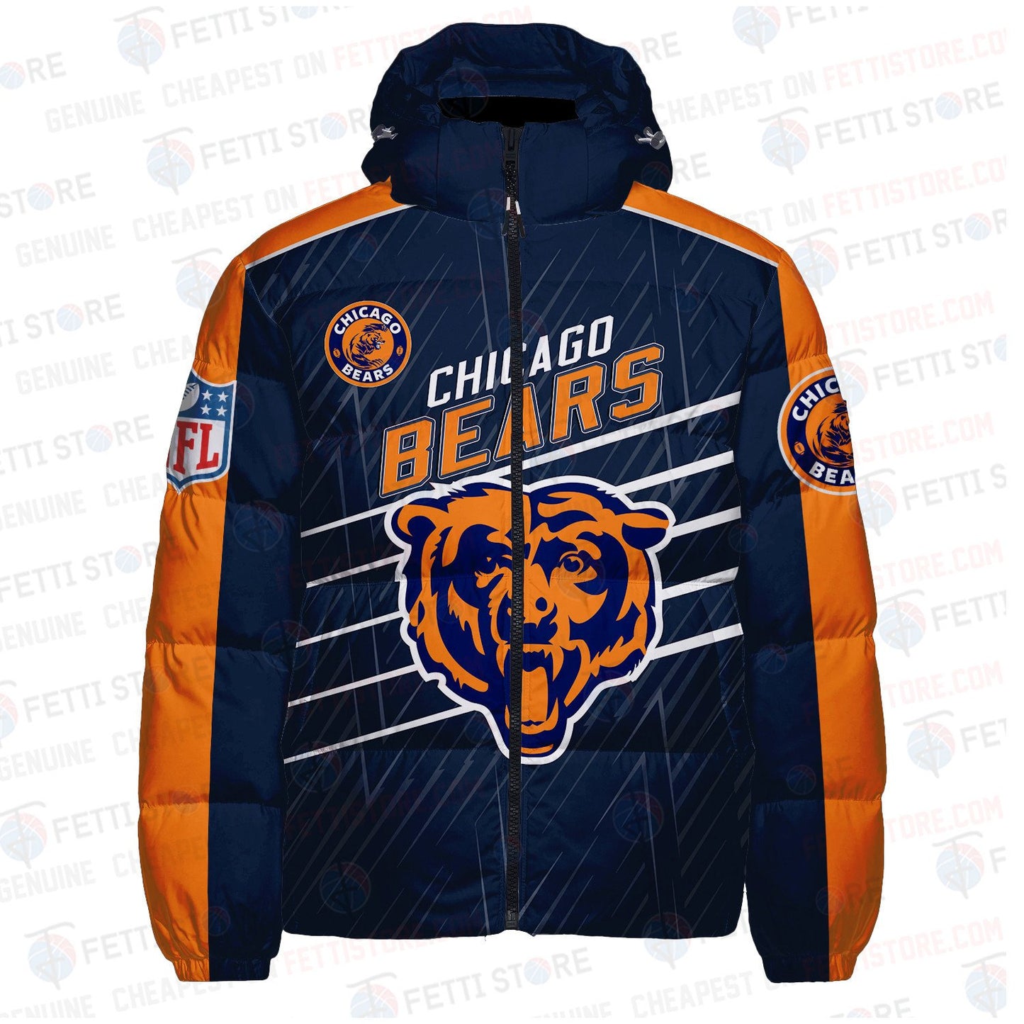 Chicago Bears CozyCloud Down Jacket AZBTDWJ000171