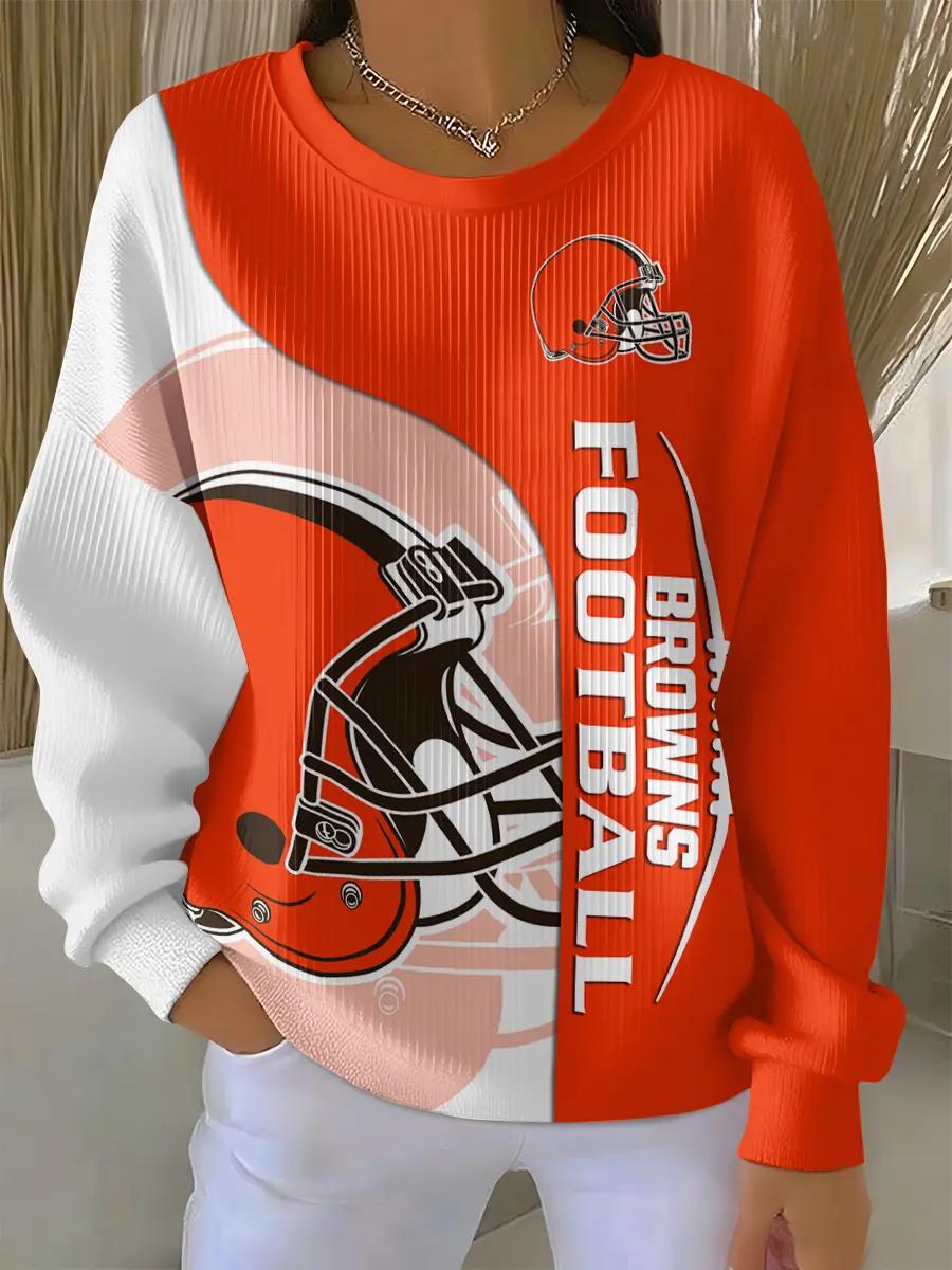 Cleveland Browns Women’s Knit Sweatshirt EM16