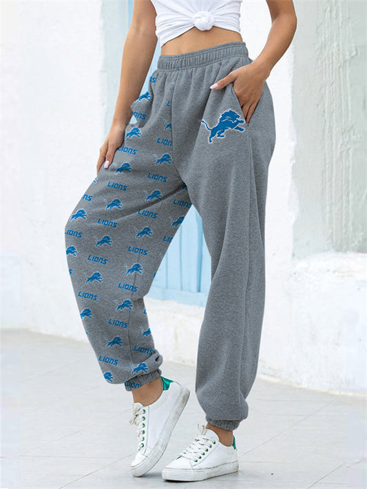 Detroit Lions 3D Printed Pocket Sweatpants AZBTBSP000004