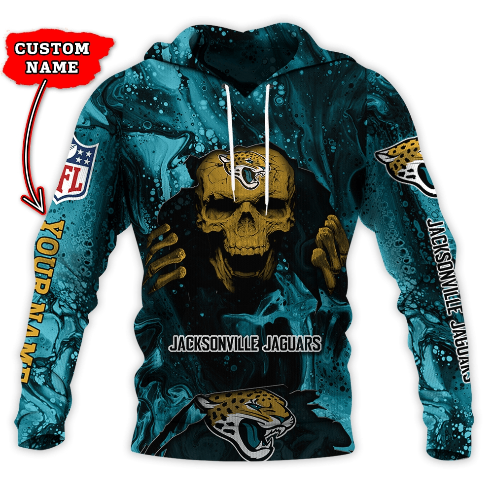 Jacksonville Jaguars Personalized Hoodie and Joggers AZCHD989