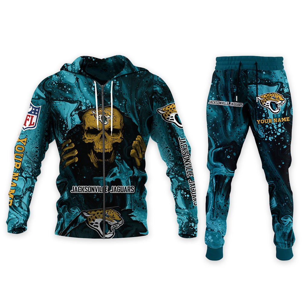 Jacksonville Jaguars Personalized Hoodie and Joggers AZCHD989