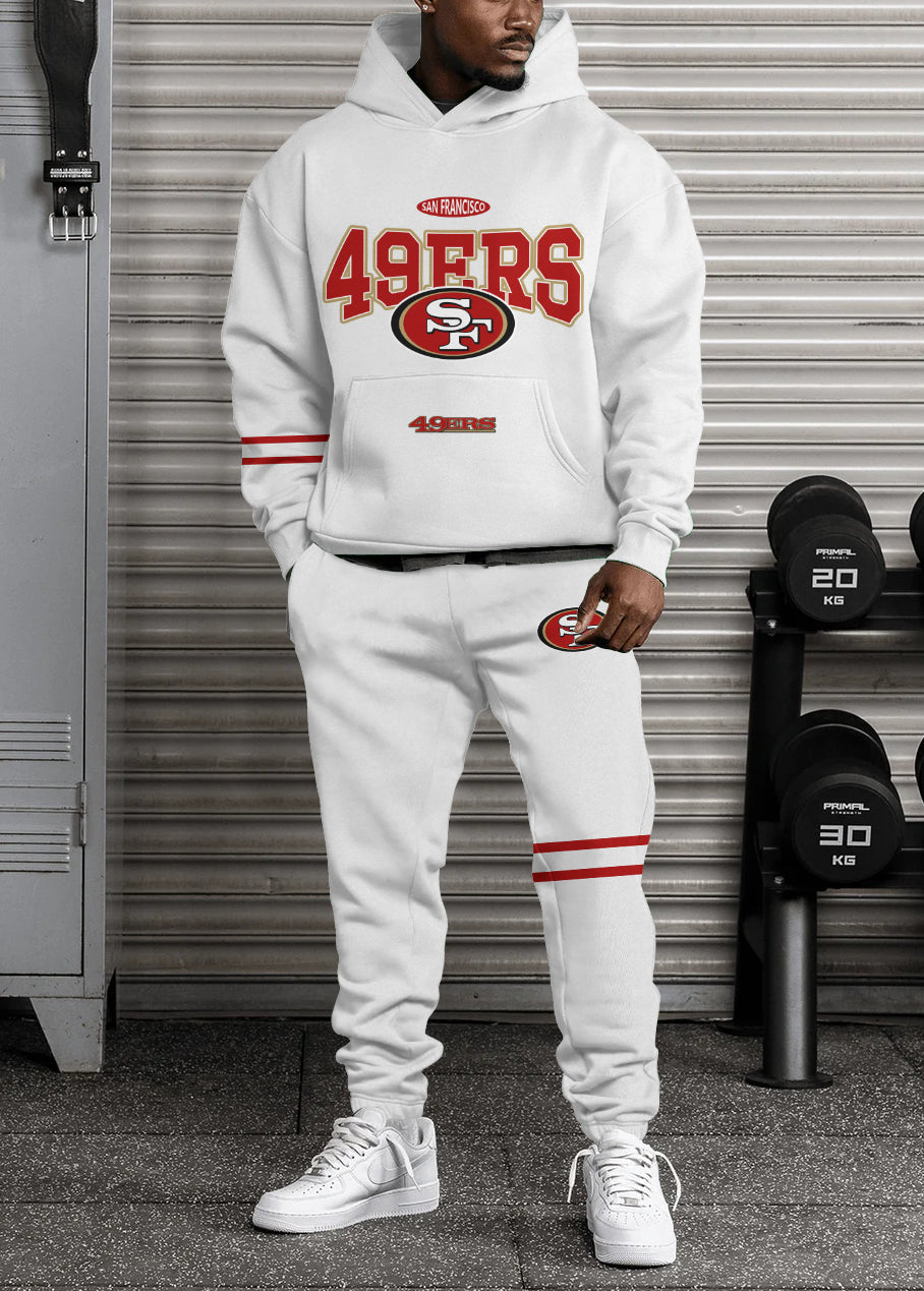 San Francisco 49ers Combo Pullover Hoodie And Sweatpants AZBTPHSP000165