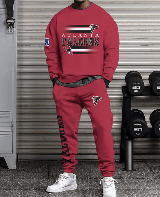 Atlanta Falcons Combo 3D Sweatsuit and Sweatpants Unisex CBSP19