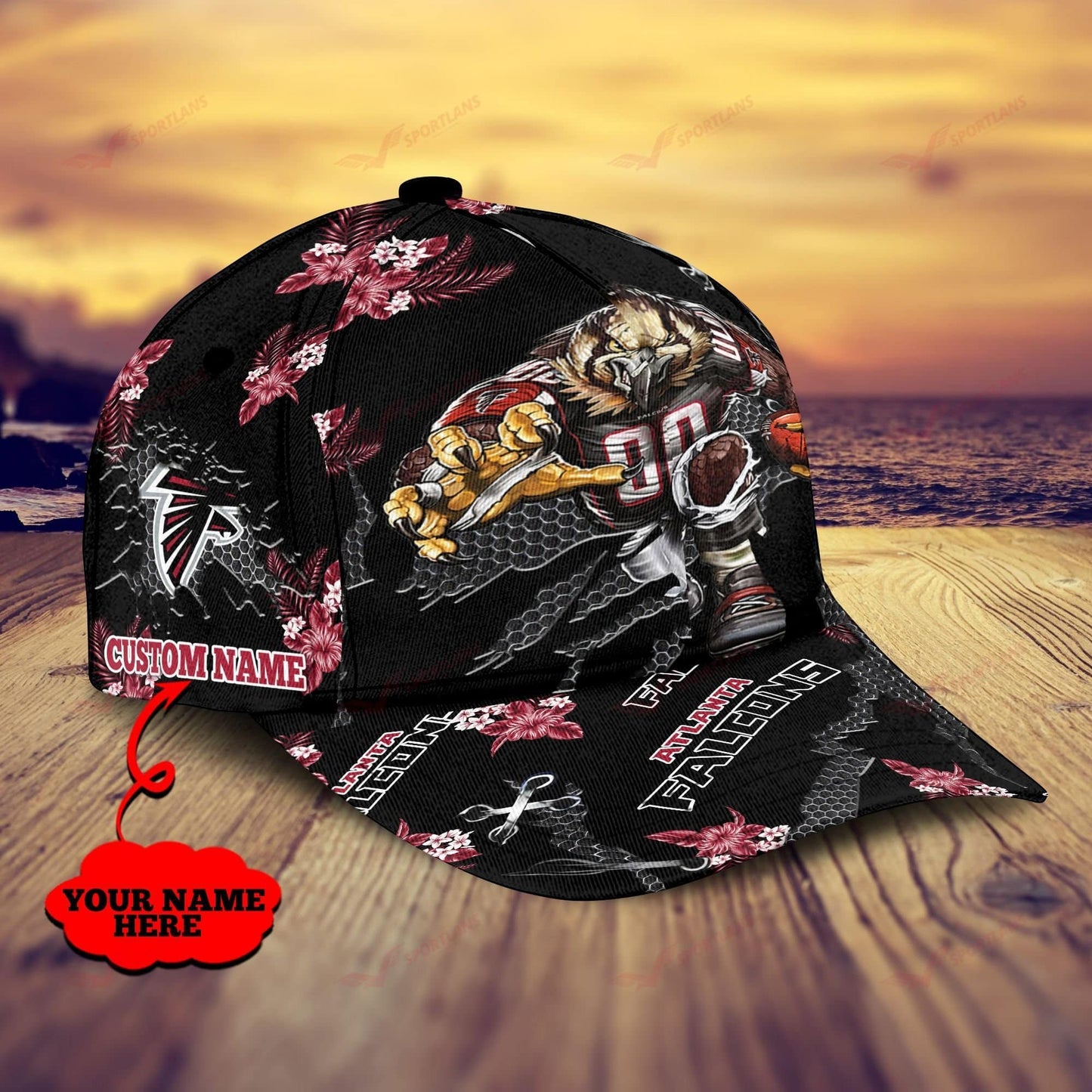 Atlanta Falcons Personalized Classic Cap BB597