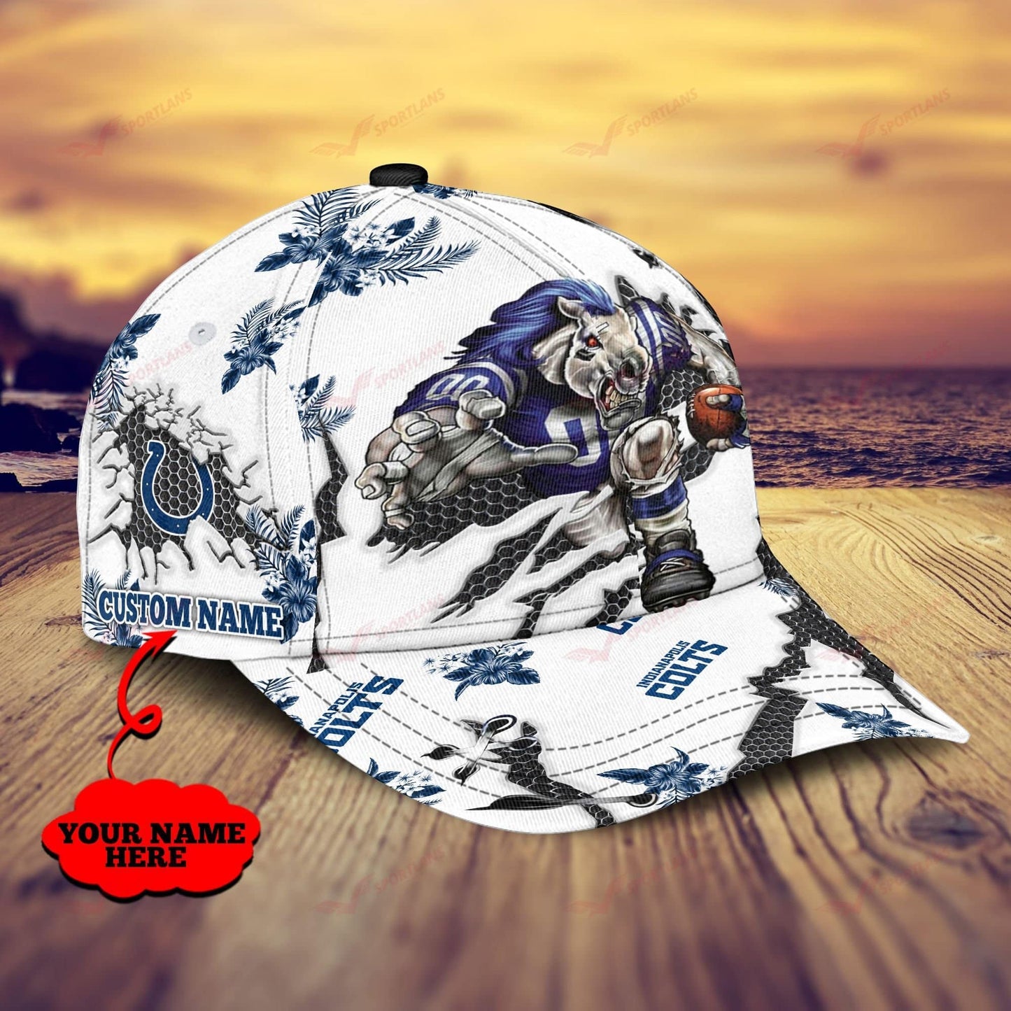 Indianapolis Colts Personalized Classic Cap BB609