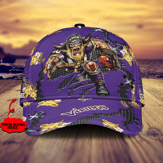 Minnesota Vikings Personalized Classic Cap BB616