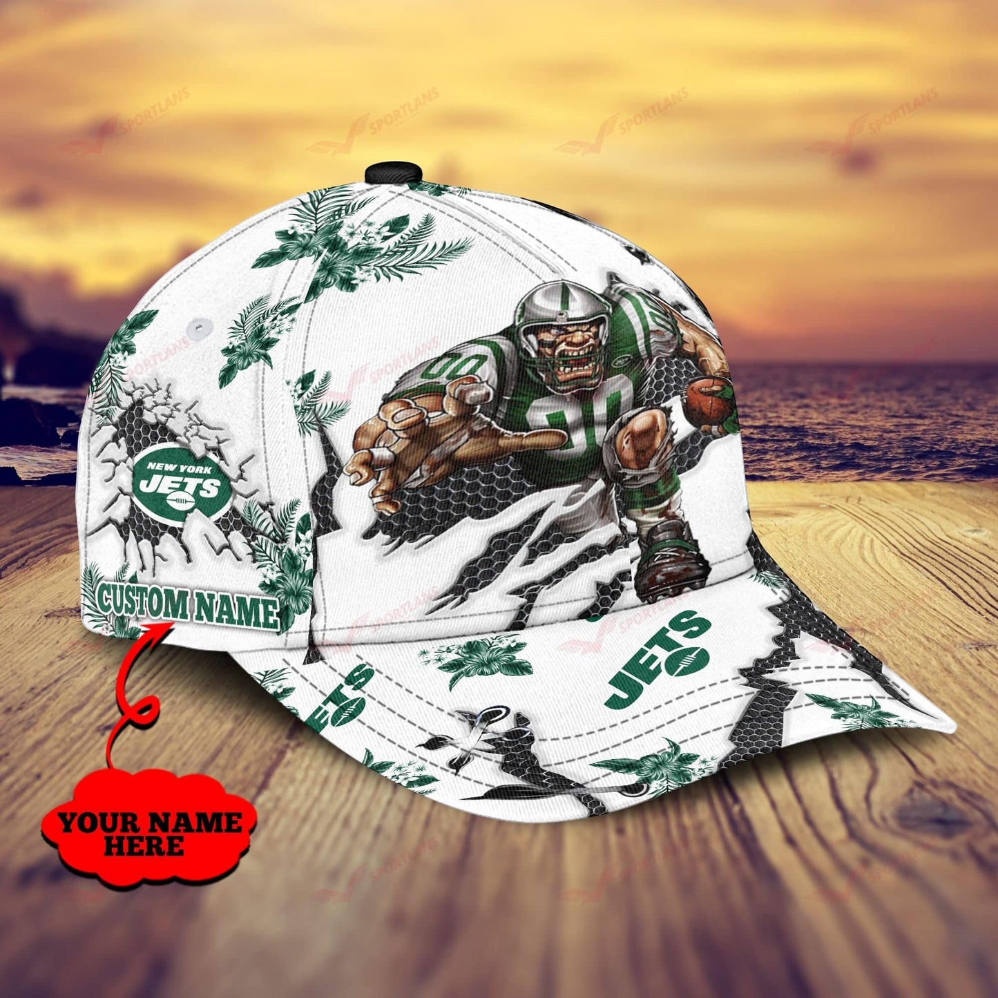 New York Jets Personalized Classic Cap BB620
