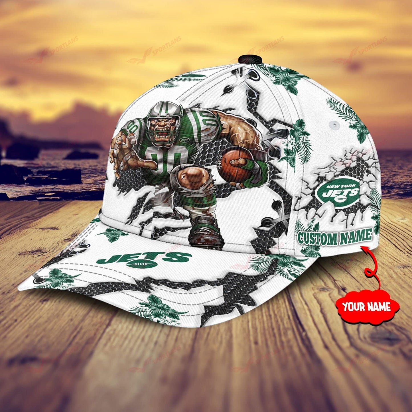 New York Jets Personalized Classic Cap BB620