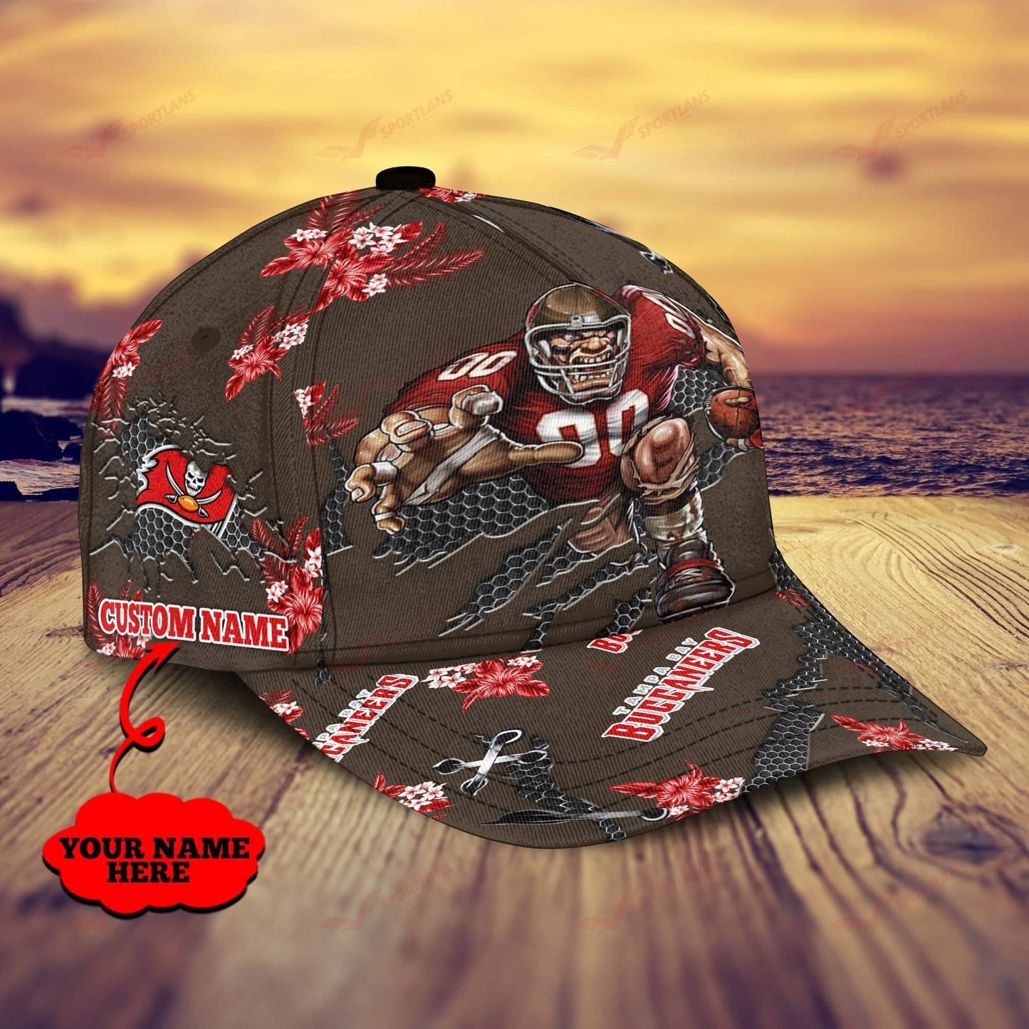 Tampa Bay Buccaneers Personalized Classic Cap BB625