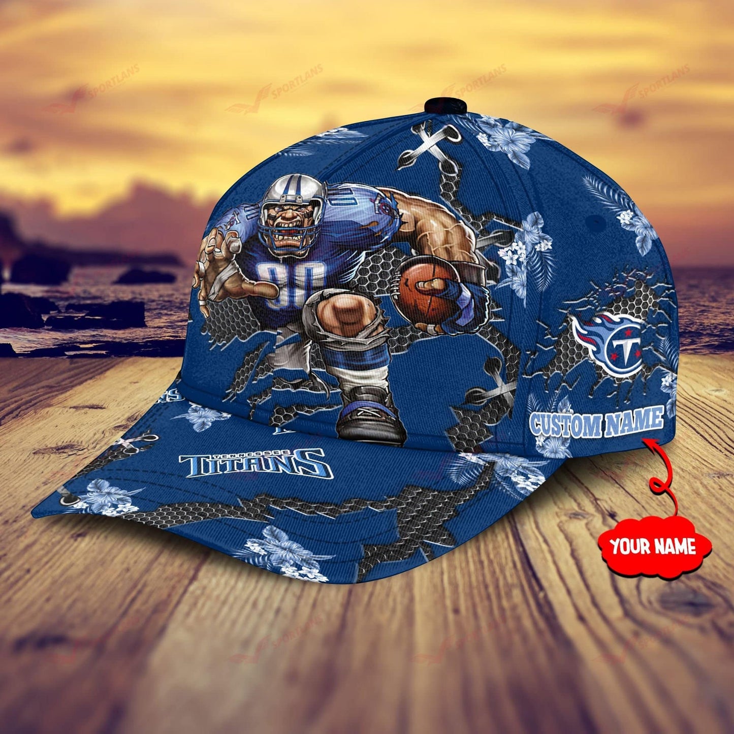 Tennessee Titans Personalized Classic Cap BB626