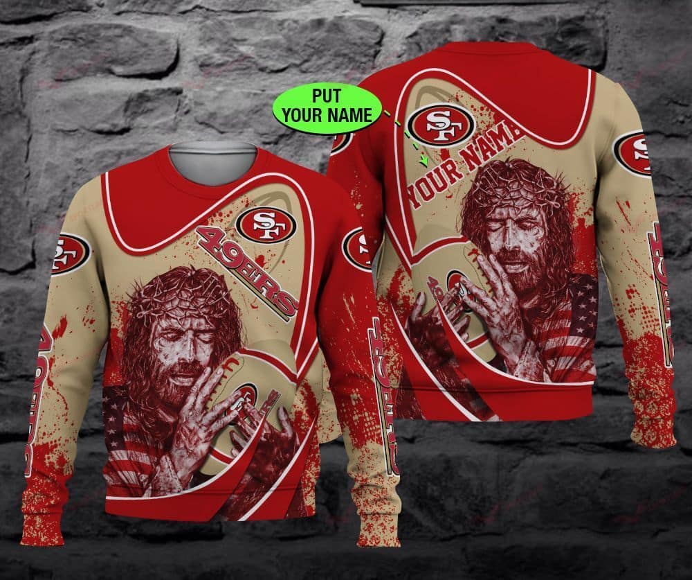 San Francisco 49ers Personalized All Over Printed BB657
