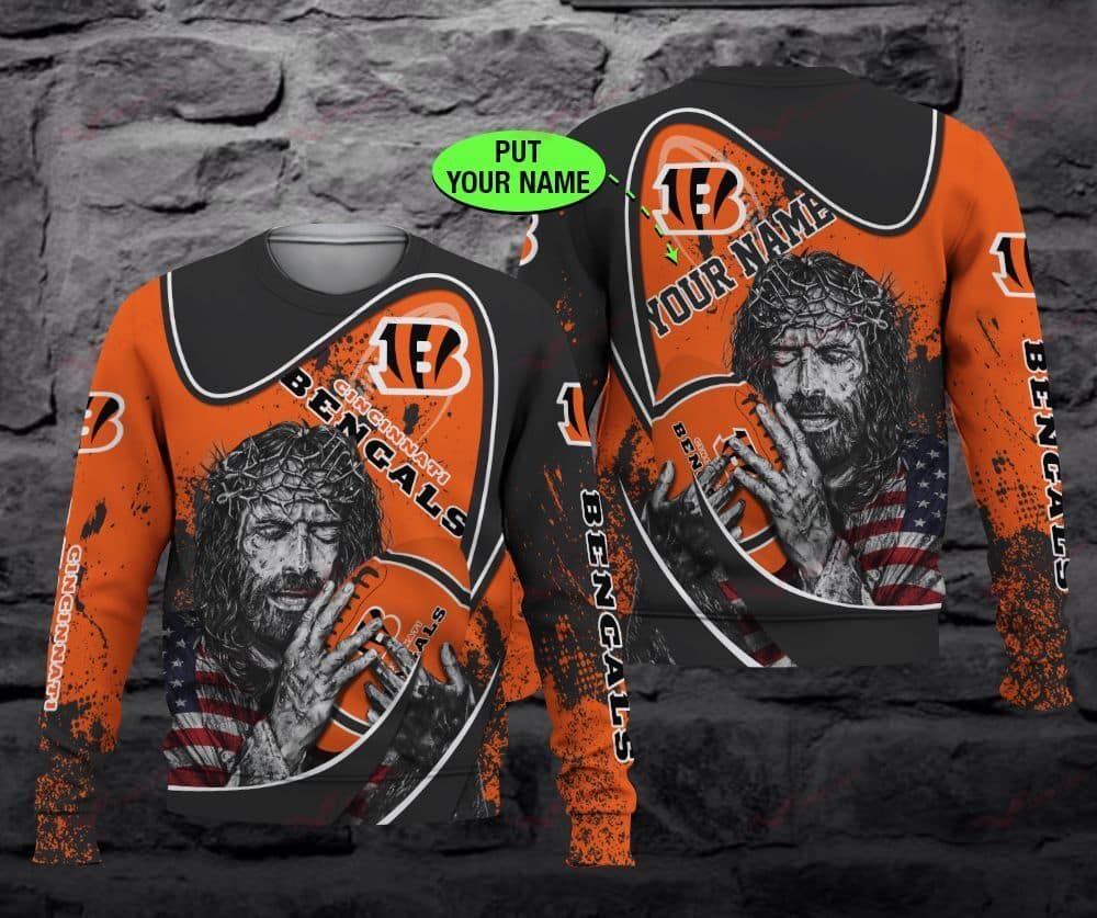 Cincinnati Bengals Personalized All Over Printed BB639