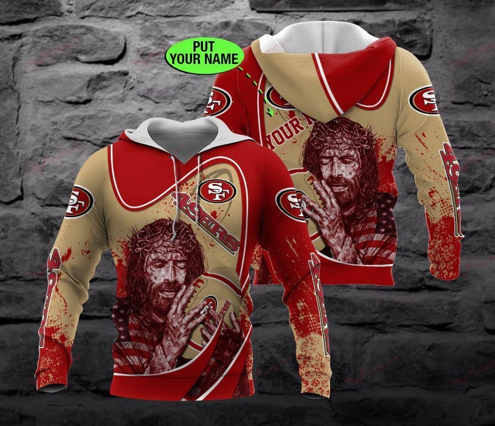San Francisco 49ers Personalized All Over Printed BB657