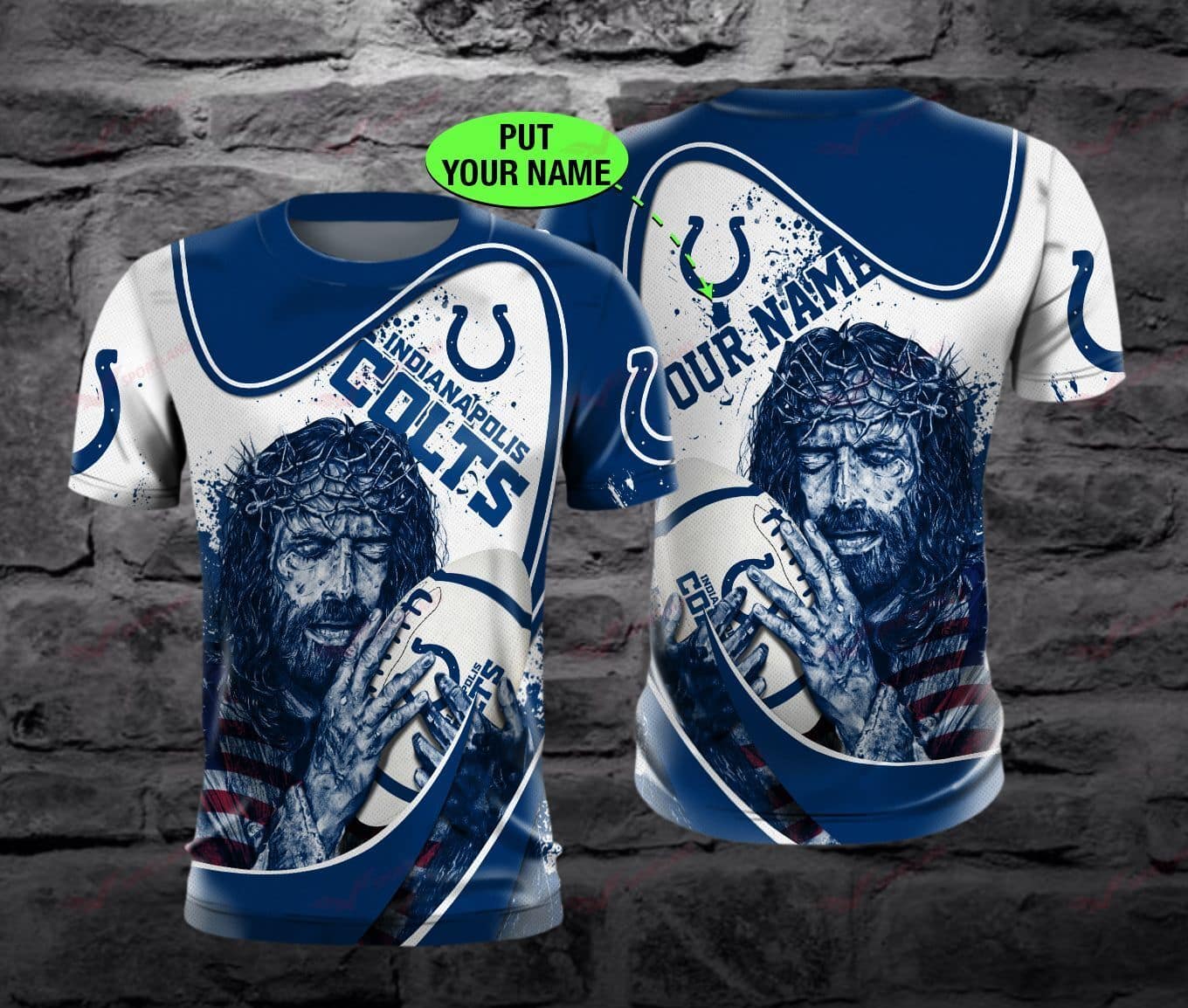 Indianapolis Colts Personalized All Over Printed BB646