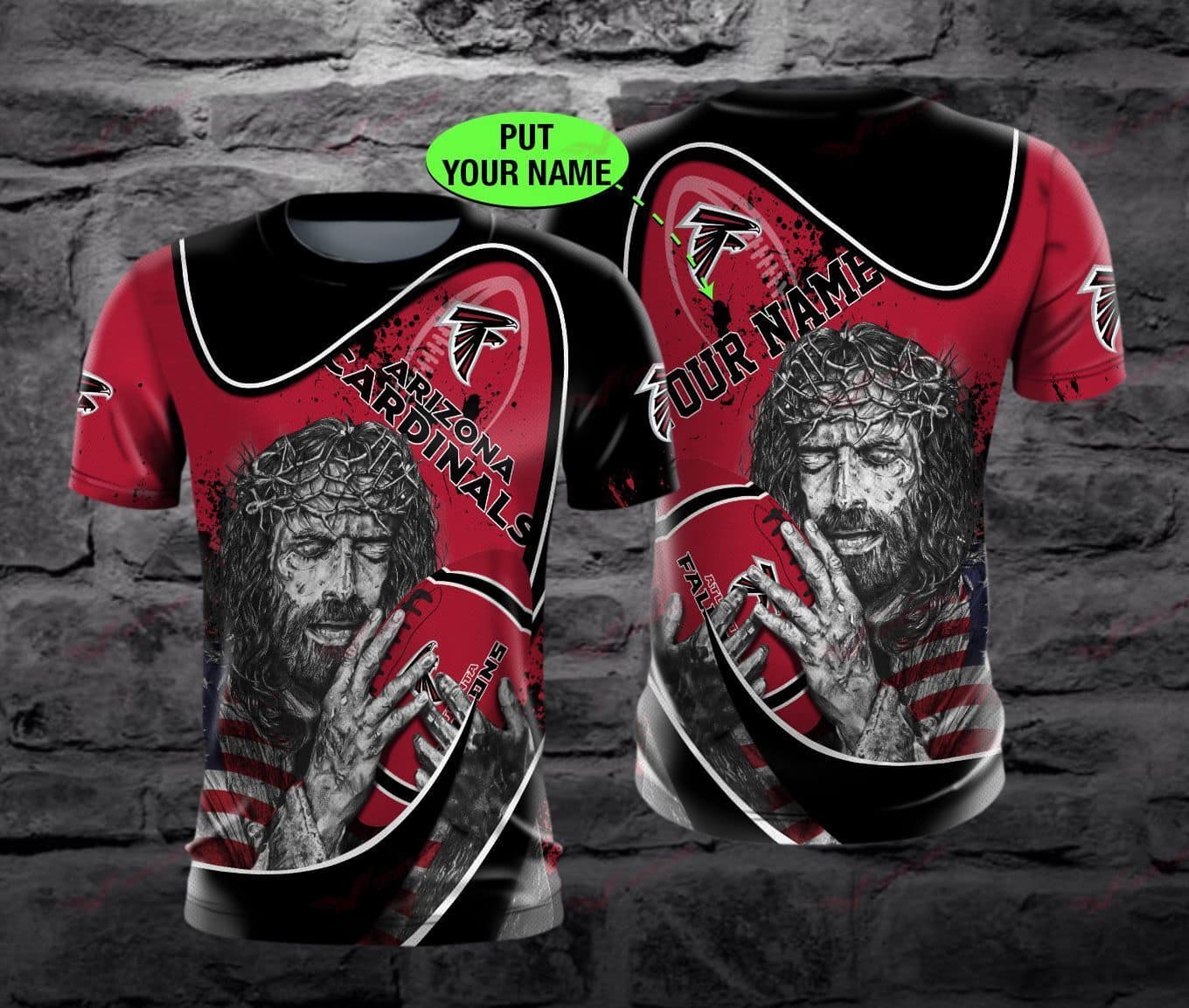 Atlanta Falcons Personalized All Over Printed BB634