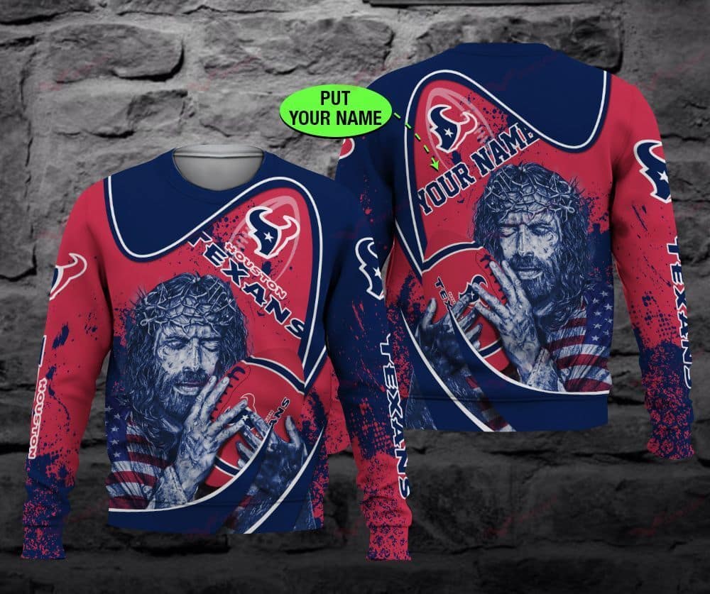 Houston Texans Personalized All Over Printed BB645