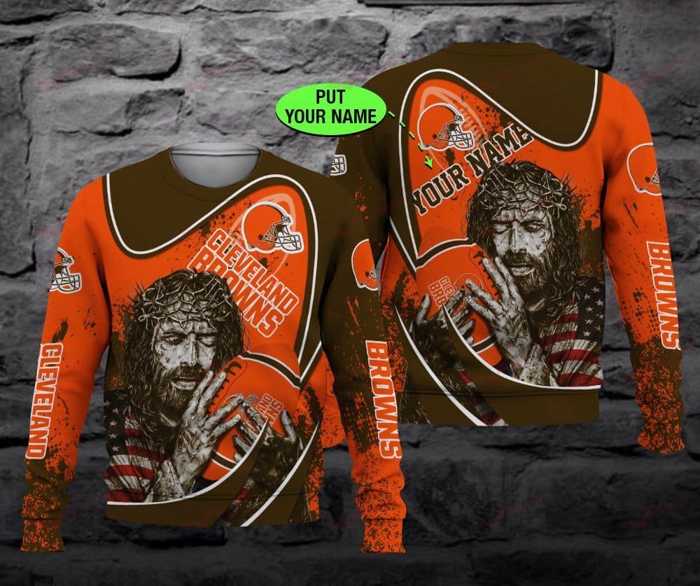 Cleveland Browns Personalized All Over Printed BB640