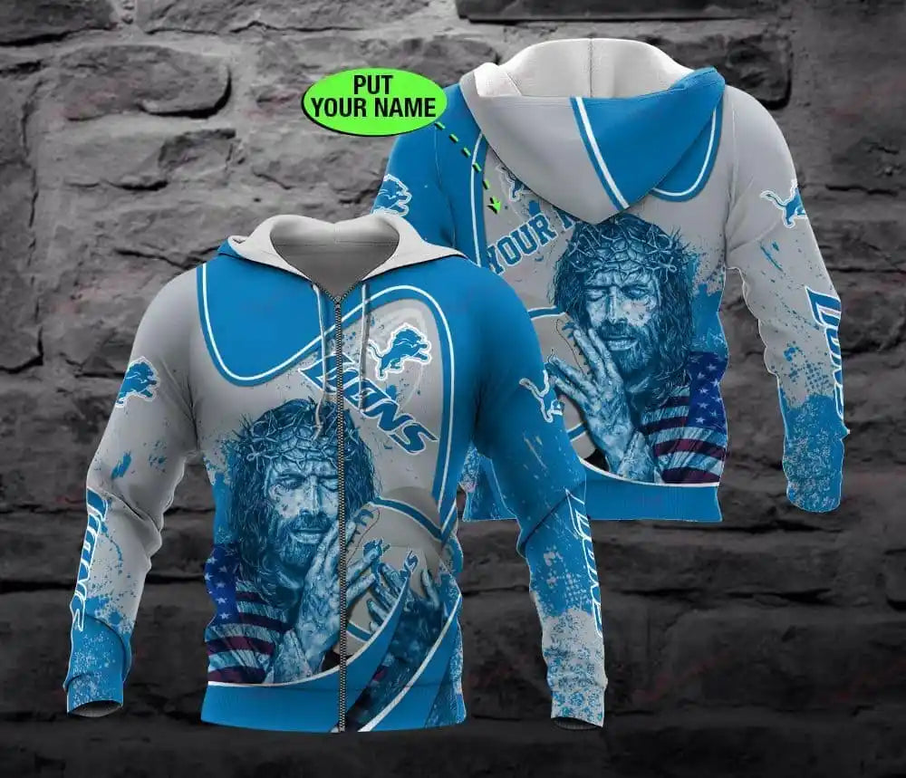Detroit Lions Personalized All Over Printed BB643