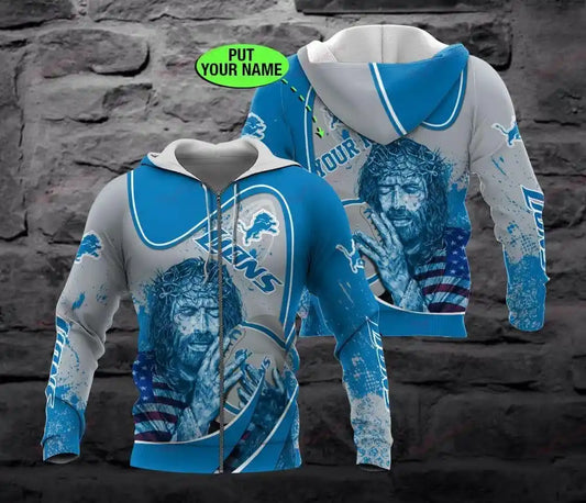 Detroit Lions Personalized All Over Printed BB643
