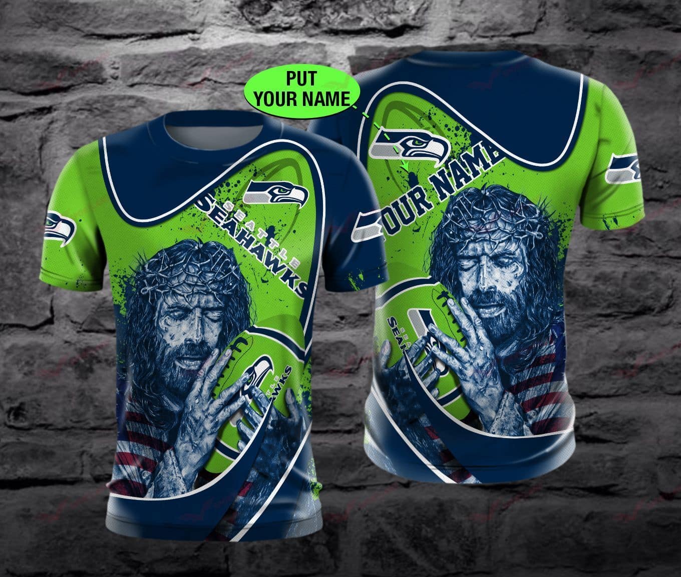 Seattle Seahawks Personalized All Over Printed BB658